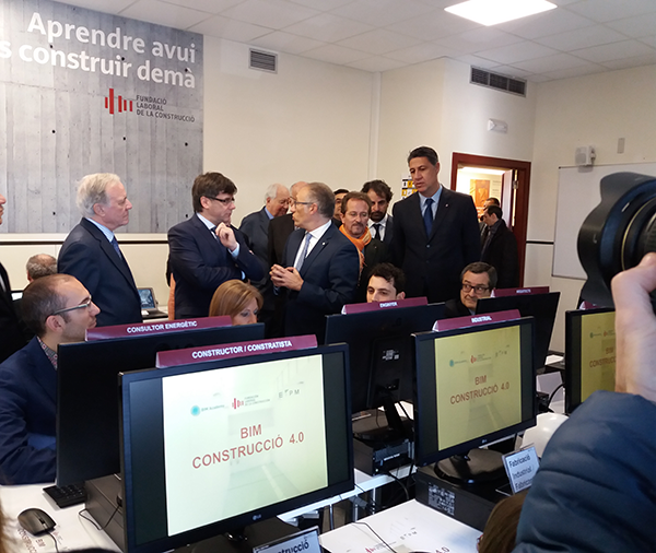 NIBUG presente en la inauguración de Fundación Laboral de la Construcción