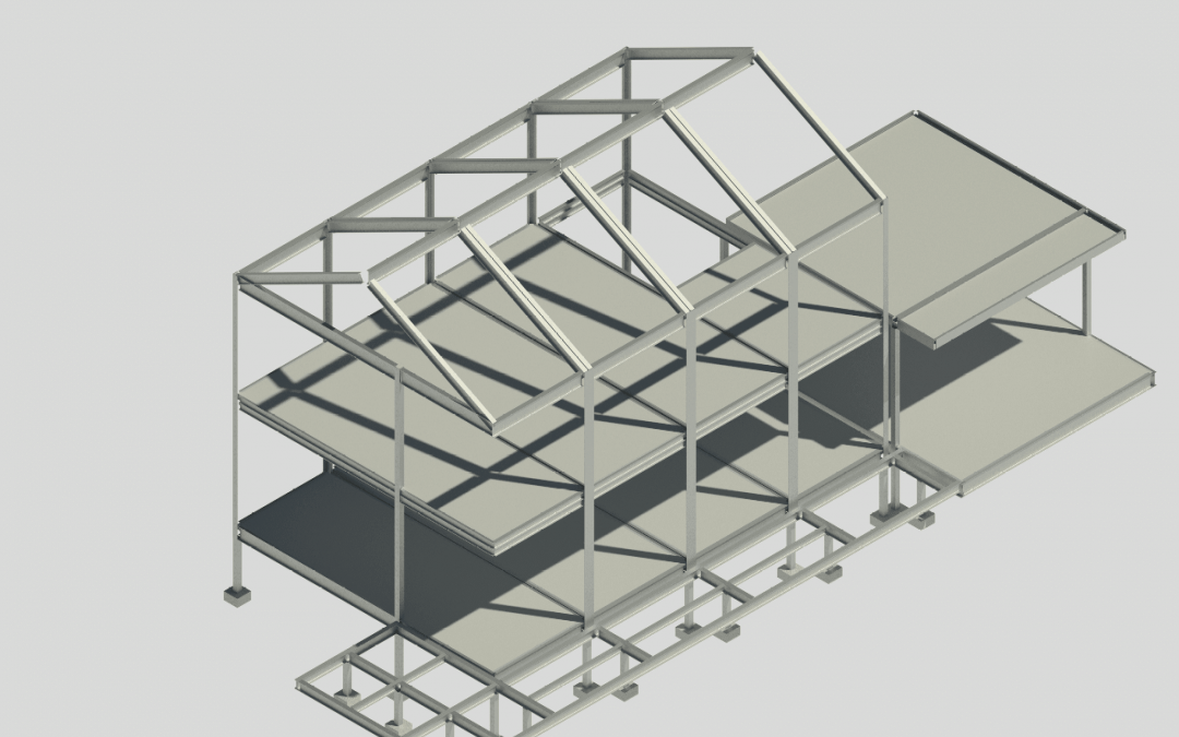 el acero construcción offsite